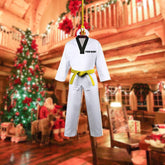 Personalized Karate Ornament, Personalized Karate Uniform Acrylic Shape Flat Ornament, Custom Karate Ornament, Gifts for Karate Lovers, Karate Christmas Ornament (Style 4)